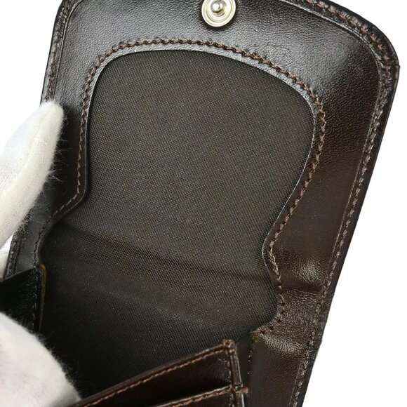 Fendi Brown Zucca Coin Case Wallet - Picture 5 of 7